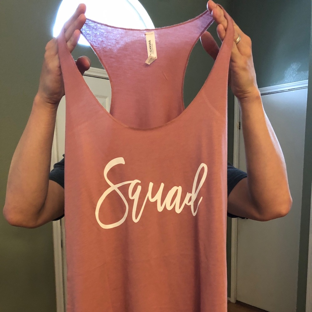 “Squad” tank ordered from Etsy (never worn)